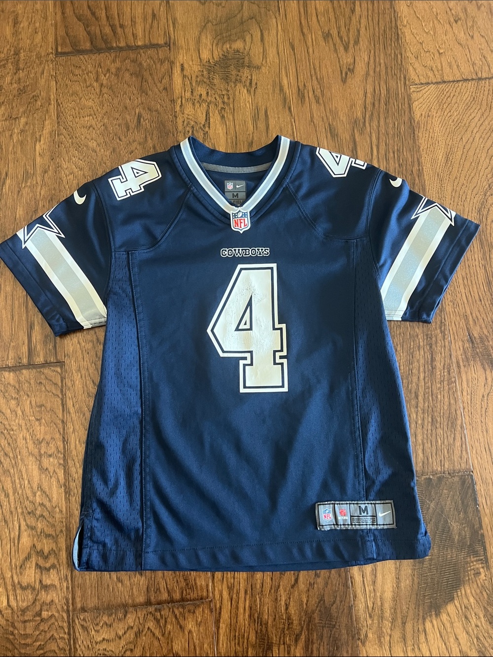 Dallas Cowboys Kids Navy #4 Prescott Jersey - Nike